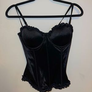 Never worn Black corset top